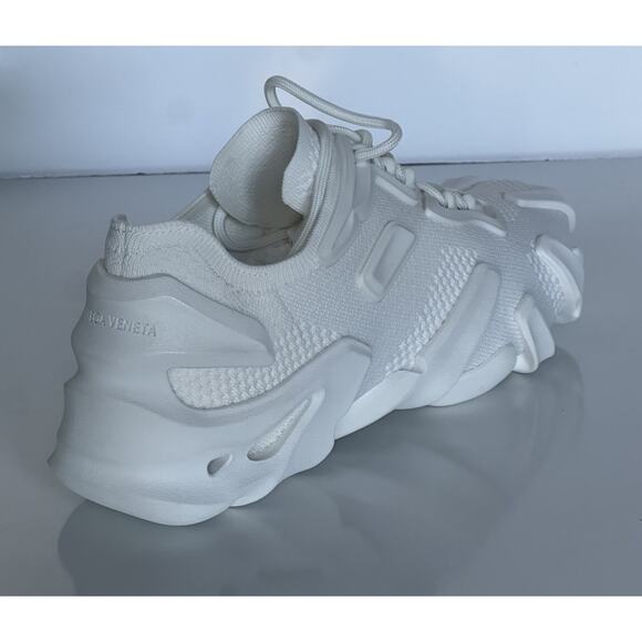 Bottega Veneta Men\'s Tech Knit White Flex Sneakers 9 US (42 Eu) 788808 NIB $890 main image 9